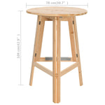 Sammenleggbart Barbord 78 Cm Gran