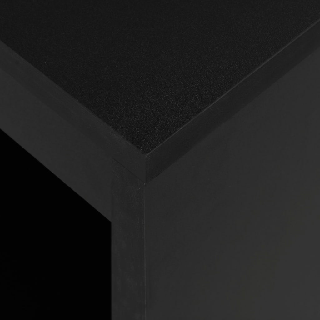 Barbord Med Hylle Svart 110X50X103 Cm
