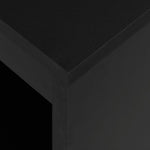 Barbord Med Hylle Svart 110X50X103 Cm