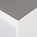 Barbord Med Hylle Hvit 110X50X103 Cm