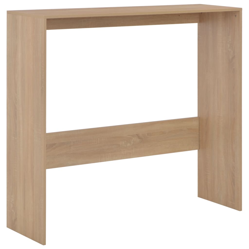 Barbord Med 2 Bordplater 130X40X120 Cm Eik