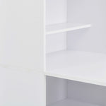 Barbord Med Skap Hvit 115X59X200 Cm