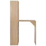Barbord Med Skap Eik 115X59X200 Cm