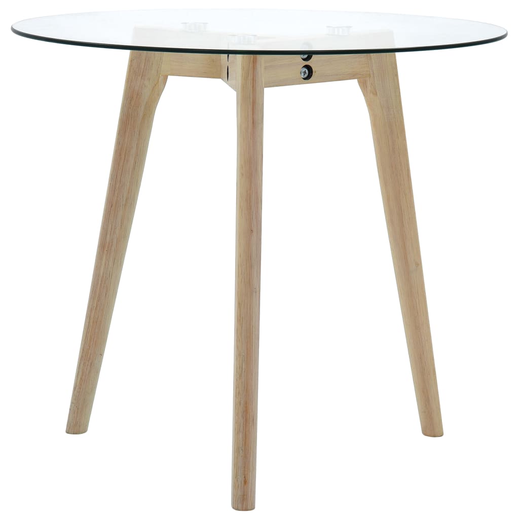 Sidebordsett 2 Stk Herdet Glass
