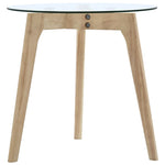 Sidebordsett 2 Stk Herdet Glass