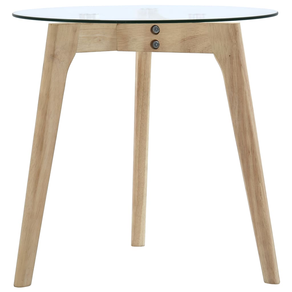 Sidebordsett 2 Stk Herdet Glass