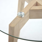 Sidebordsett 2 Stk Herdet Glass