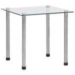 Stablebord 3 Stk Gjennomsiktig Herdet Glass