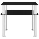 Sidebord Svart 45X50X45 Cm Herdet Glass
