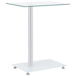 Sidebord U-Formet Gjennomsiktig 45X30X58 Cm Herdet Glass