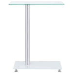 Sidebord U-Formet Gjennomsiktig 45X30X58 Cm Herdet Glass