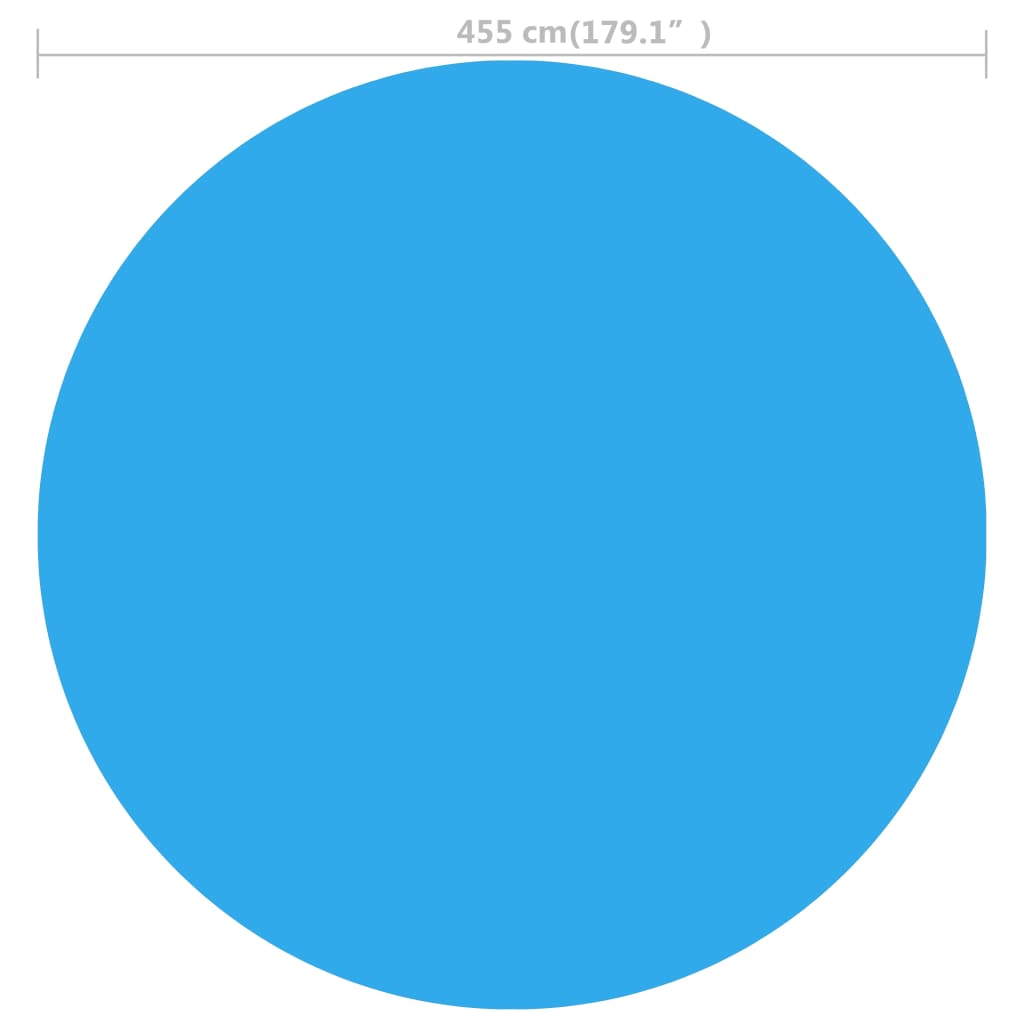 Flytende Solarduk Pe 455 Cm Blå