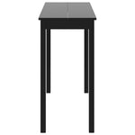 Barbord Mdf Svart 115X55X107 Cm
