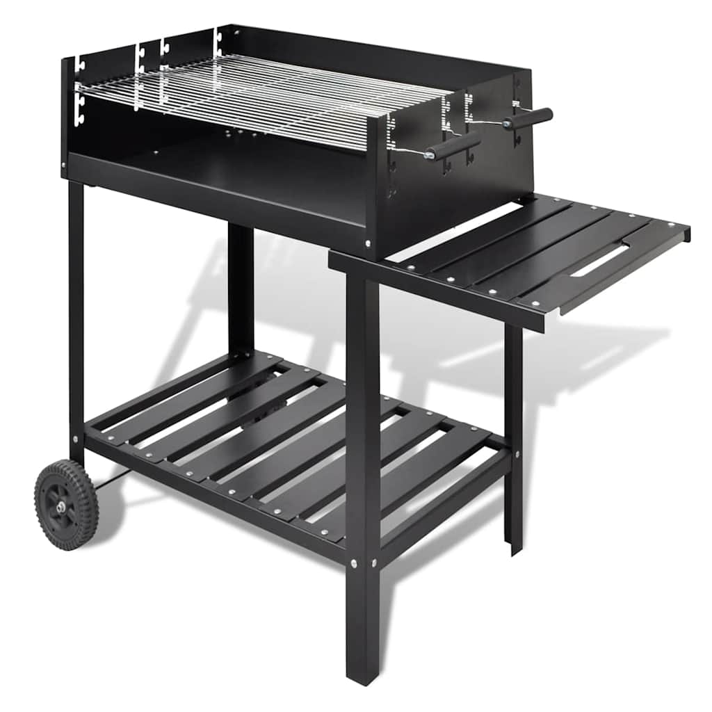 Bbq Stand Barbeque Grill Med 2 Hjul