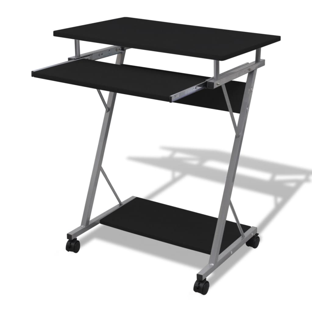 Datamaskin Skrivebord Svart Finish