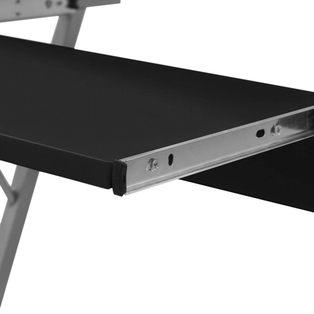 Datamaskin Skrivebord Svart Finish