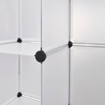 Modulært Skap 18 Deler Hvit 37X146X180,5 Cm