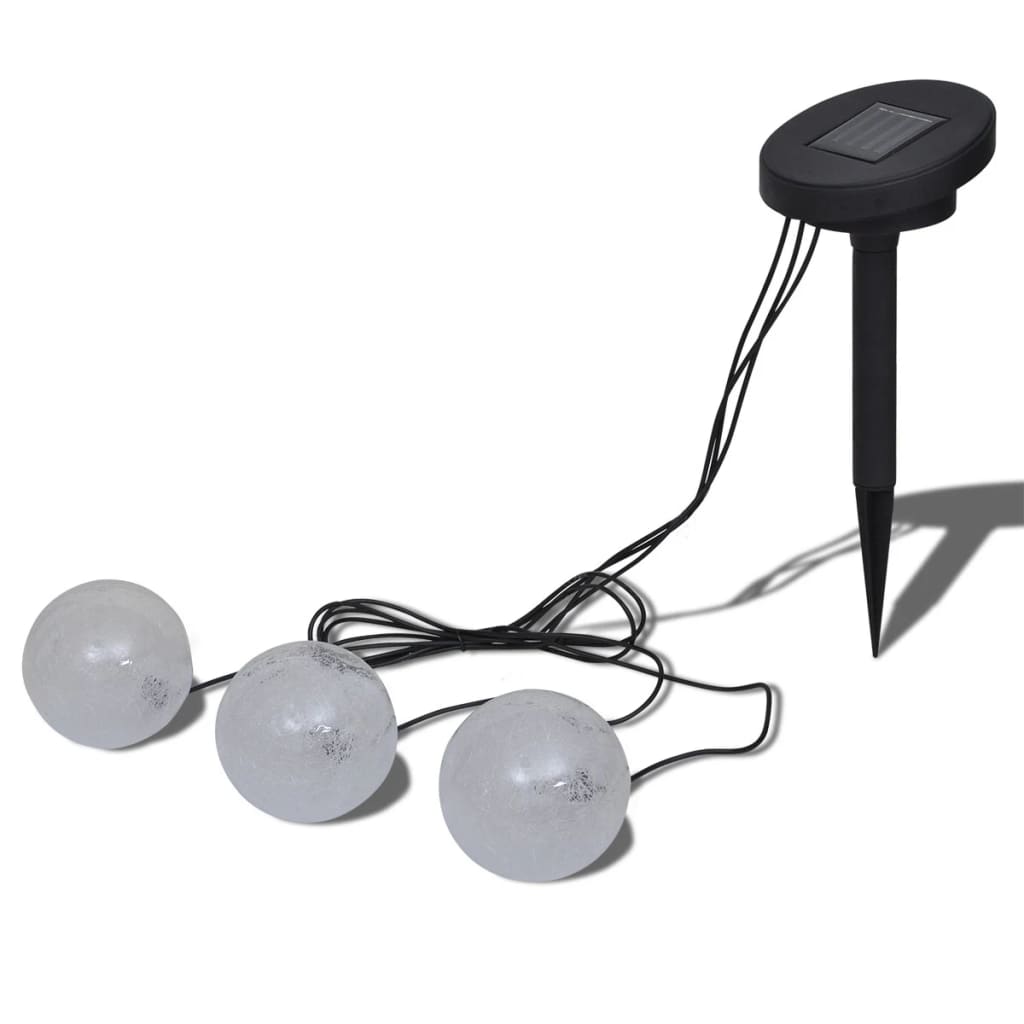 Flytende Kulelys 3 Stk Led Soldrevet