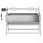 Grill Med Grillspyd Jern Og Rustfritt Stål