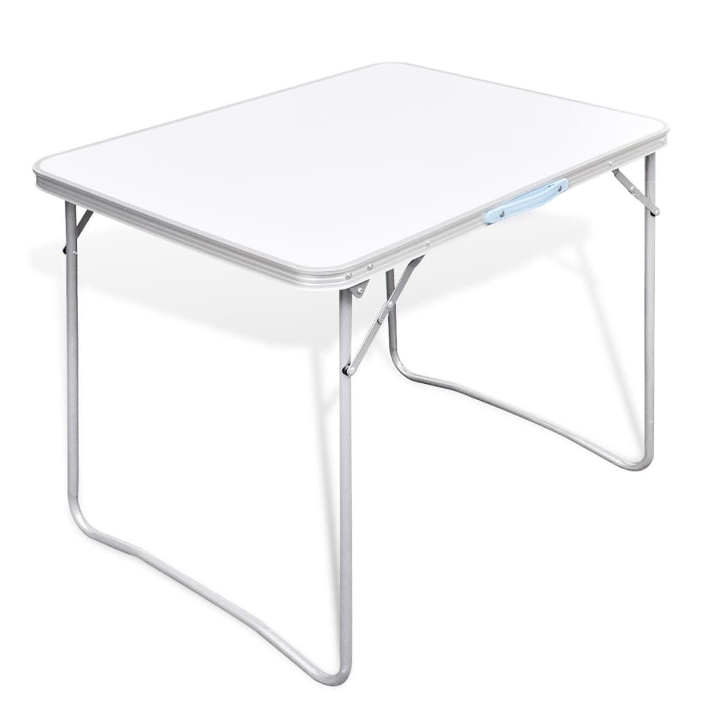 Camping Klappbord Med Metallramme 80 X 60 Cm