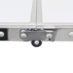 Sammenleggbart Campingbord Høydejusterbar Aluminium 120X60 Cm