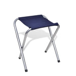 Sammenleggbart Campingbord Med 4 Krakker Aluminium 120X60 Cm