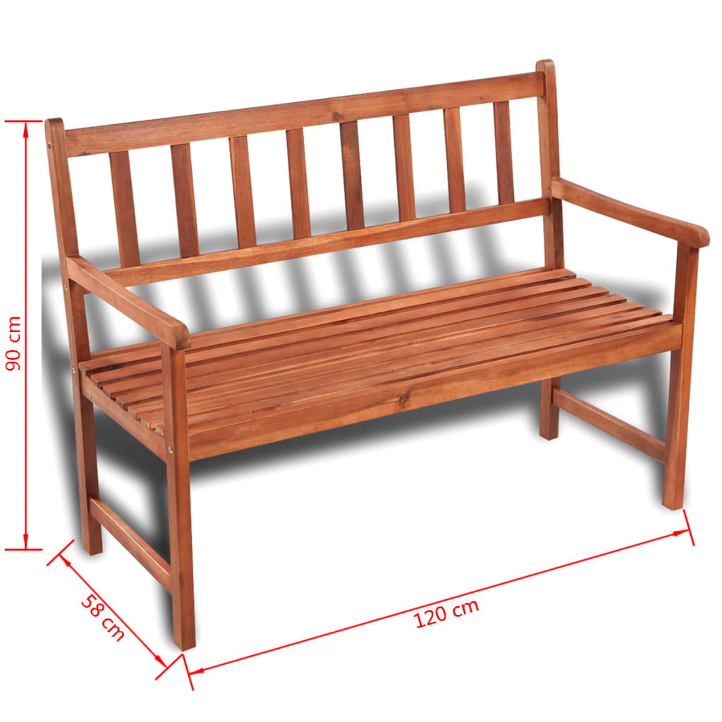 Hagebenk 120 Cm Heltre Akasie