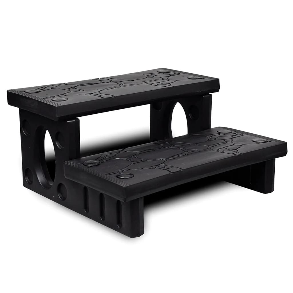 Trapp For Badestamp/Spa/Badekar Svart