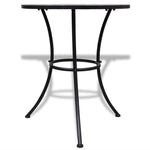 Bistrobord Terrakotta Og Hvitt 60 Cm Mosaikk