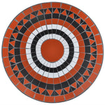 Bistrobord Terrakotta Og Hvitt 60 Cm Mosaikk