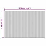 Romdeler Bambus Naturlig 250X165 Cm