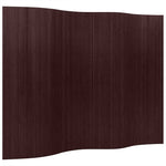 Romdeler Bambus Mørk Brun 250X165 Cm