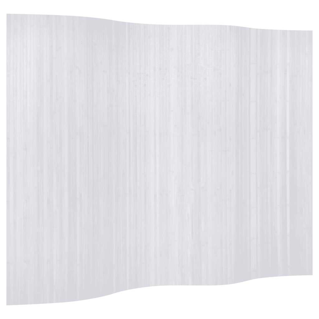 Romdeler Bambus Hvit 250X165 Cm