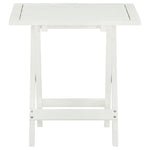 Bistrobord Hvit 46X46X47 Cm Heltre Akasie