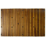 Baderomsmatter 2 Stk Akasie 80 X 50 Cm