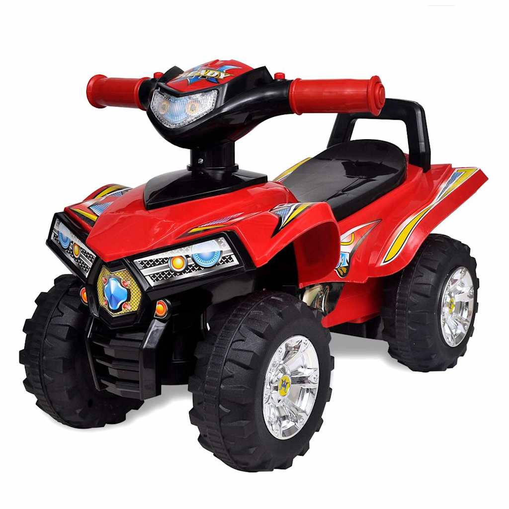 Atv For Barn Lyd Og Lys Rød