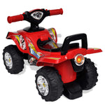 Atv For Barn Lyd Og Lys Rød