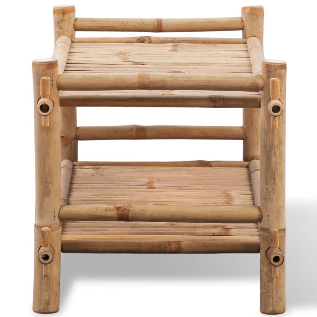 Skohylle 2 Etasjer Bambus