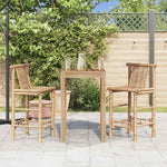 Barstoler 2 Stk Bambus