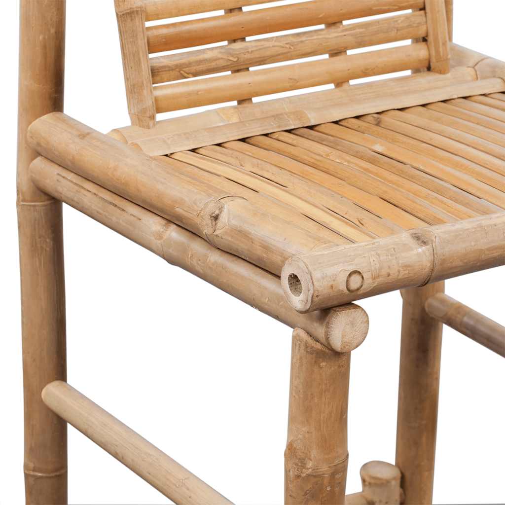 Barstoler 2 Stk Bambus