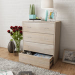 Skjenk Med 4 Skuffer 60 X 30,5 X 71 Cm Eik