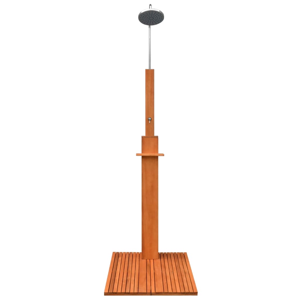 Utendørs Dusj Eukalyptustre Og Stål