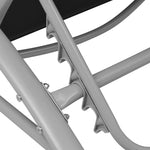 Solsenger Med Parasoll Aluminium Svart