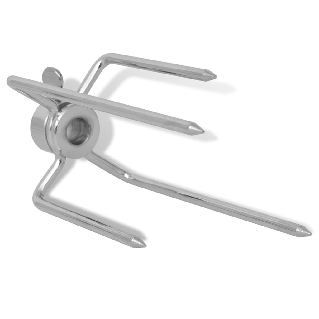 42251  Bbq Rotisserie Grillgafler 2 Stk Stål
