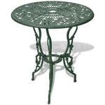 Bistrosett 3 Deler Støpt Aluminium Grønn