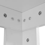 Spisebord 140X80X75 Cm Hvit