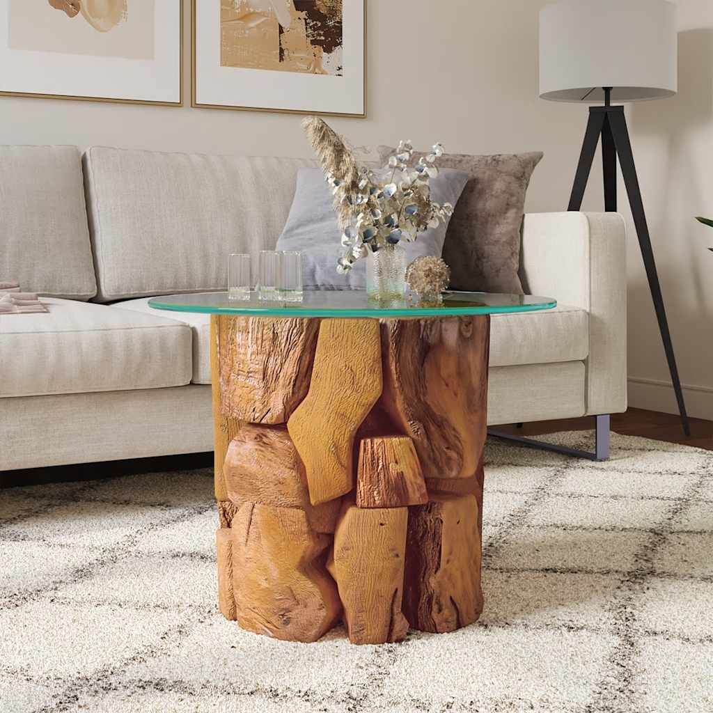 Salongbord Heltre Teak Drivved 60 Cm