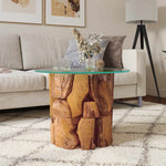 Salongbord Heltre Teak Drivved 60 Cm