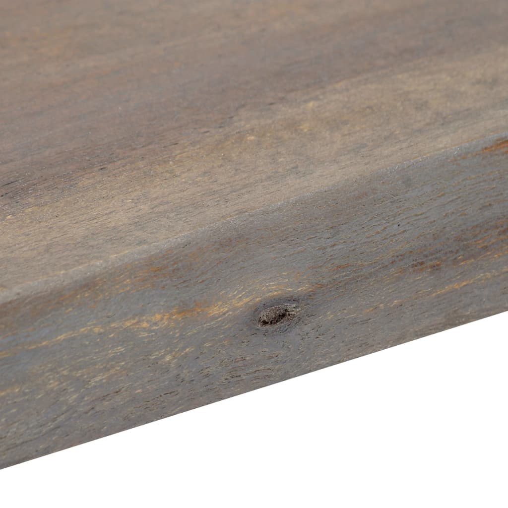 Konsollbord Grå 115X35X76 Cm Heltre Akasie Og Jern