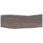 Konsollbord Grå 115X35X76 Cm Heltre Akasie Og Jern